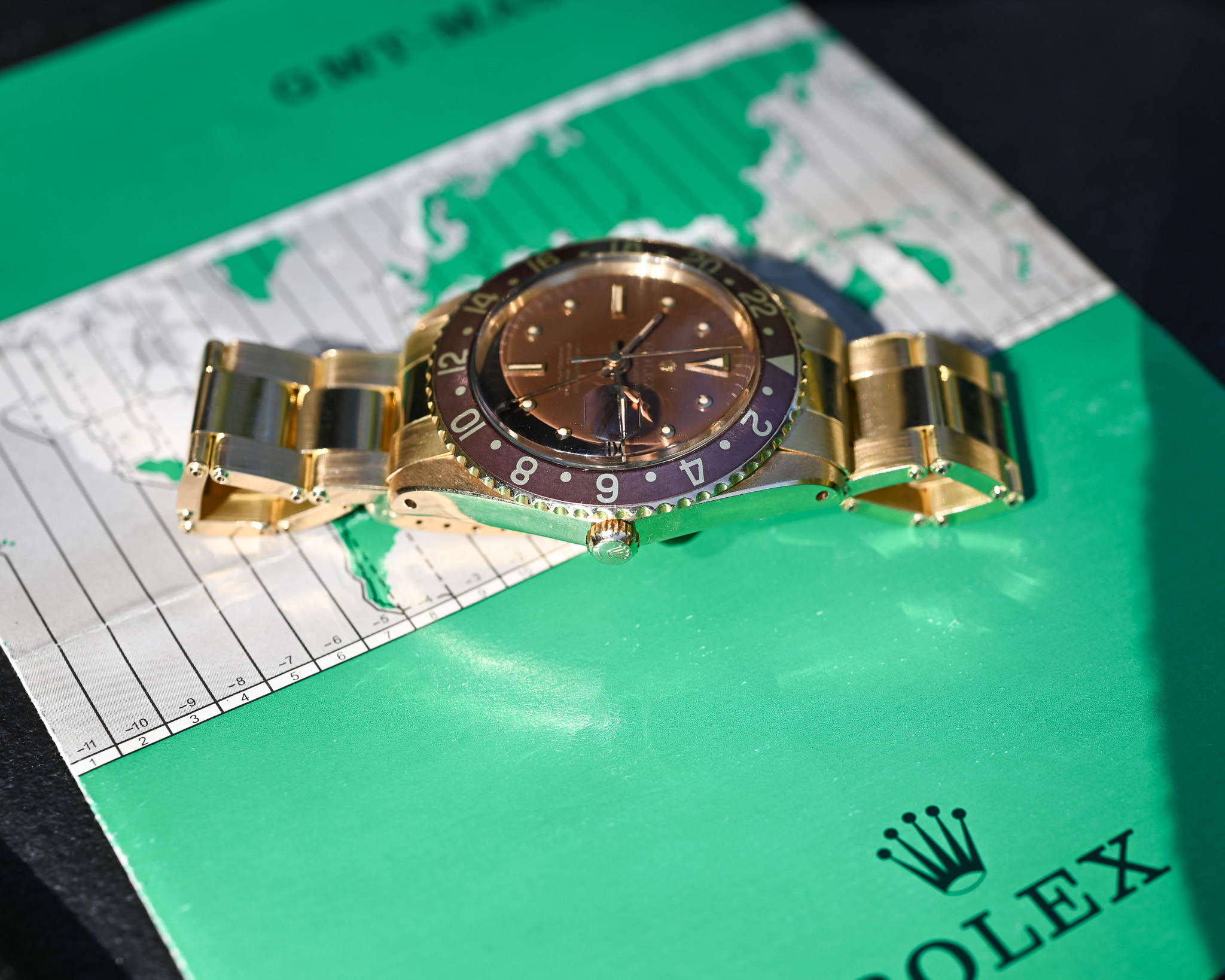 Rolex GMT-Master 1675/8 – MK 1 „Hyphen Dial“ ohne Kronenschutz - Fullset ! – Bild 21