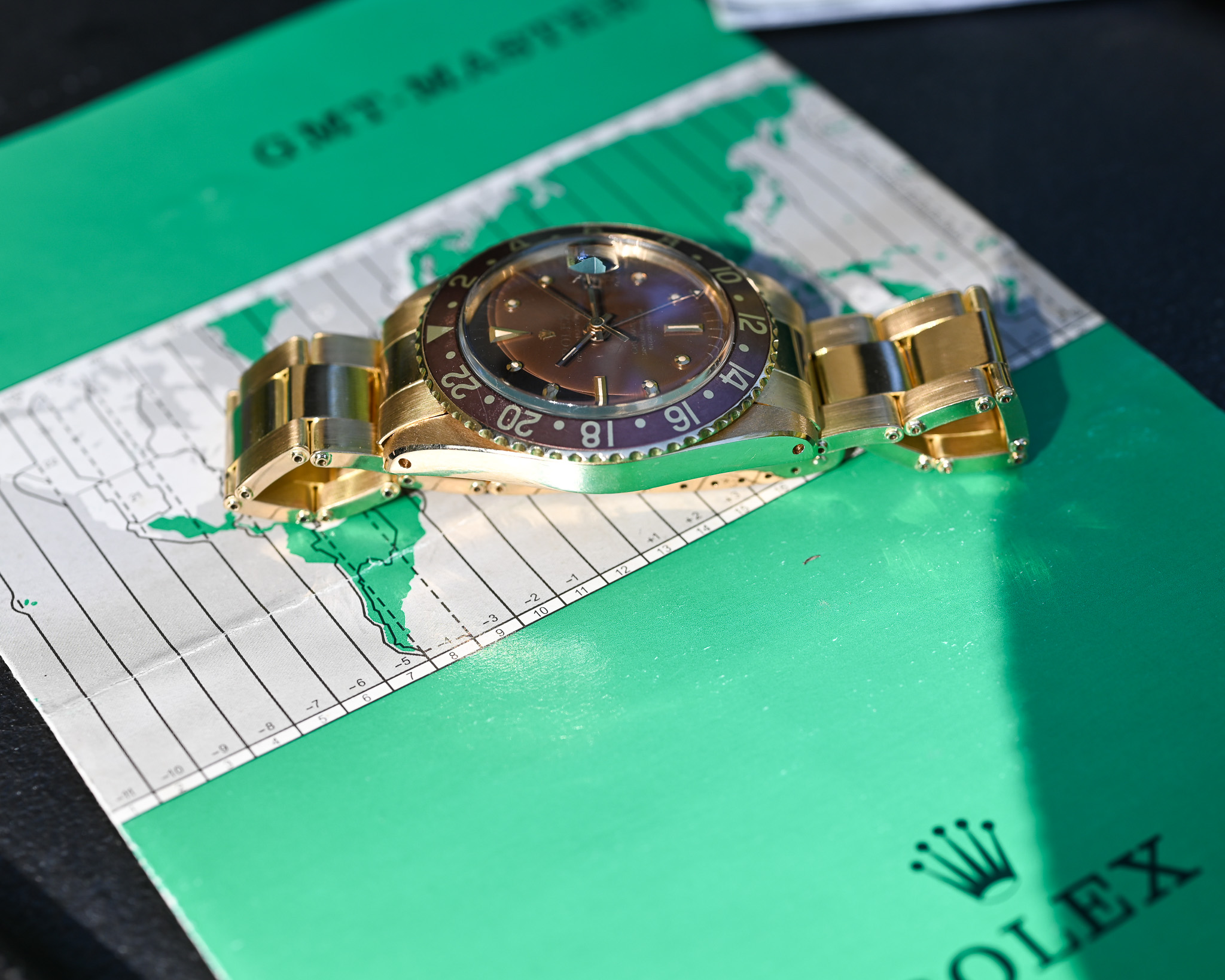 Rolex GMT-Master 1675/8 – MK 1 „Hyphen Dial“ ohne Kronenschutz - Fullset ! – Bild 22