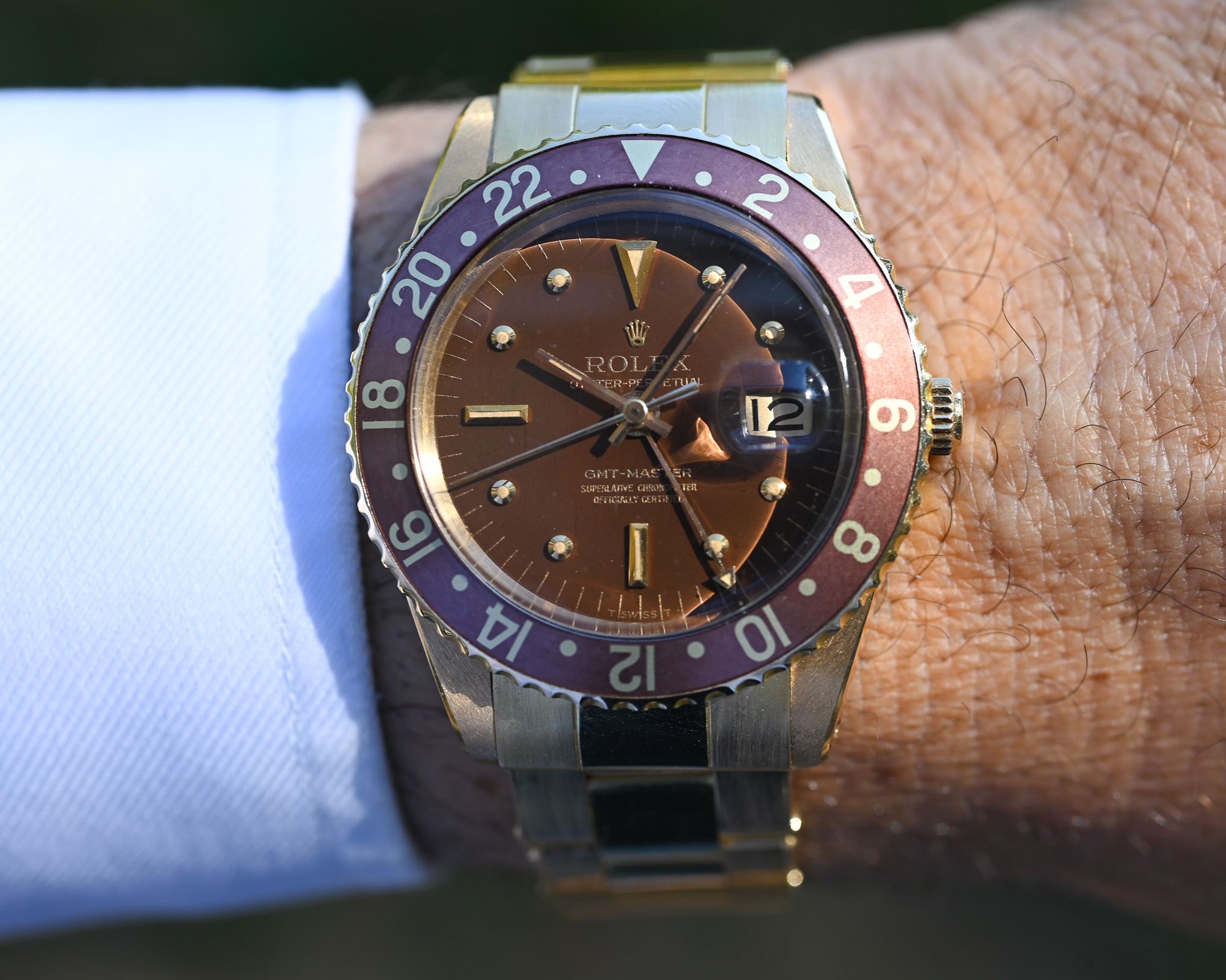 Rolex GMT-Master 1675/8 – MK 1 „Hyphen Dial“ ohne Kronenschutz - Fullset ! – Bild 9