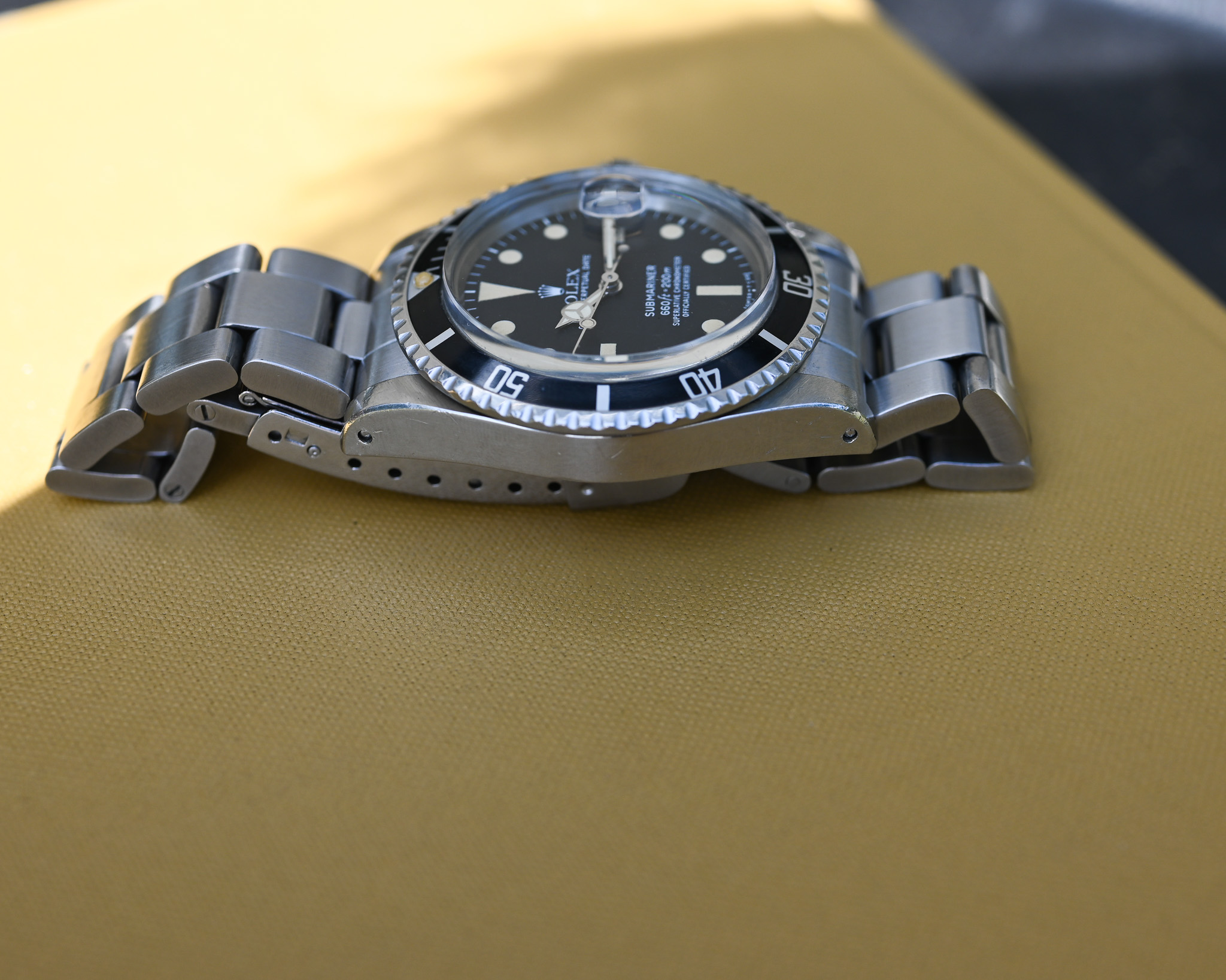 Rolex Submariner 1680 – 1978 – Unpoliert, Dunkle und Warme Patina, MK3 Insert & Top Hat Plexy – Bild 11