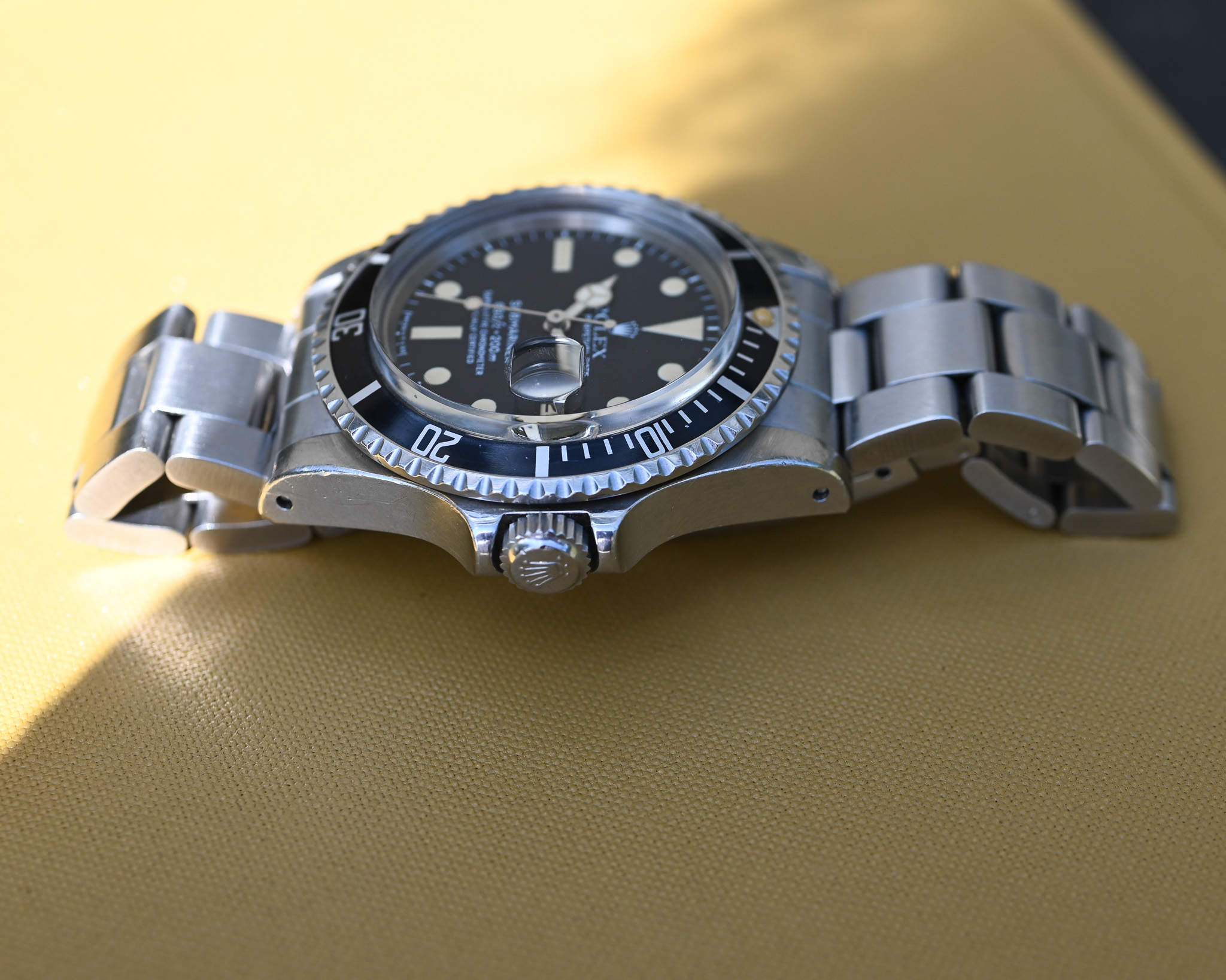 Rolex Submariner 1680 – 1978 – Unpoliert, Dunkle und Warme Patina, MK3 Insert & Top Hat Plexy – Bild 12