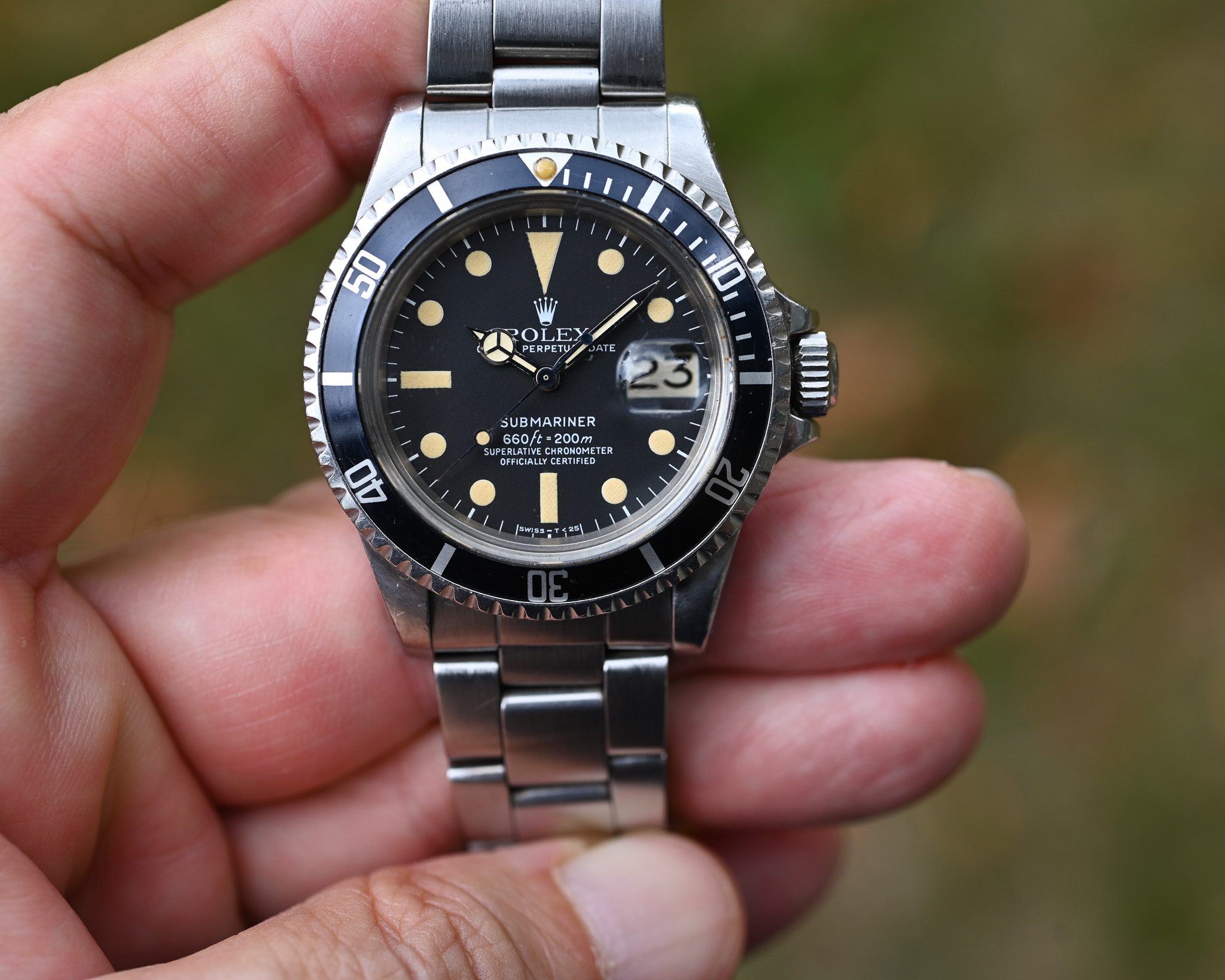 Rolex Submariner 1680 – 1978 – Unpoliert, Dunkle und Warme Patina, MK3 Insert & Top Hat Plexy – Bild 2