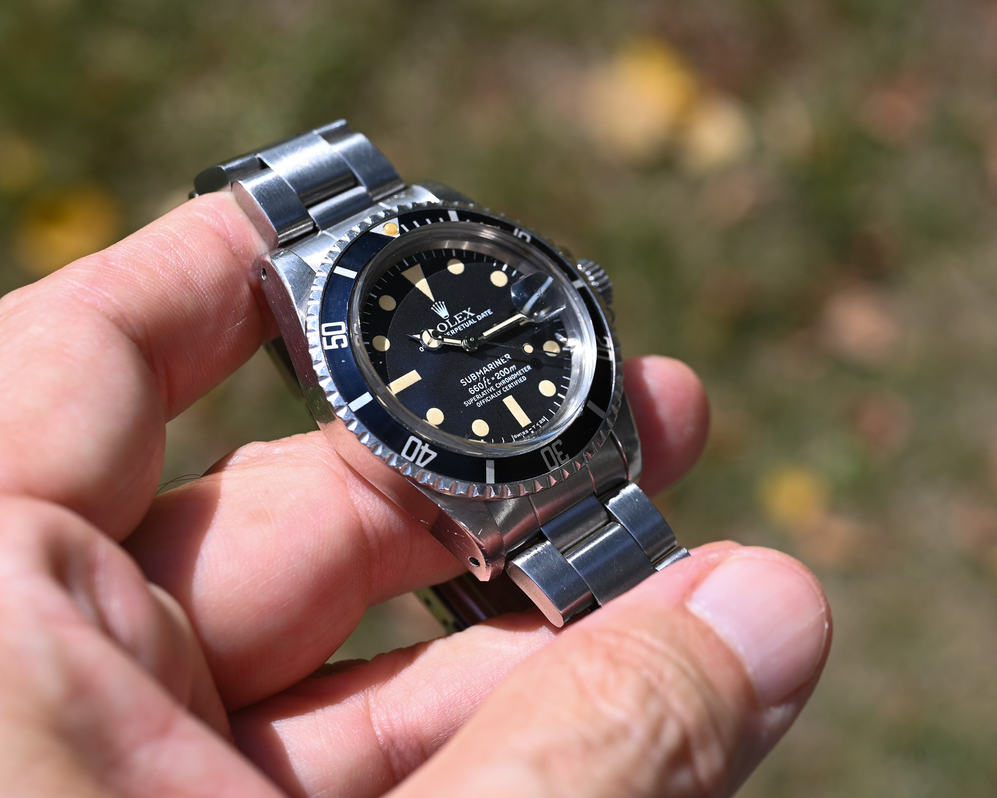 Rolex Submariner 1680 – 1978 – Unpoliert, Dunkle und Warme Patina, MK3 Insert & Top Hat Plexy – Bild 3