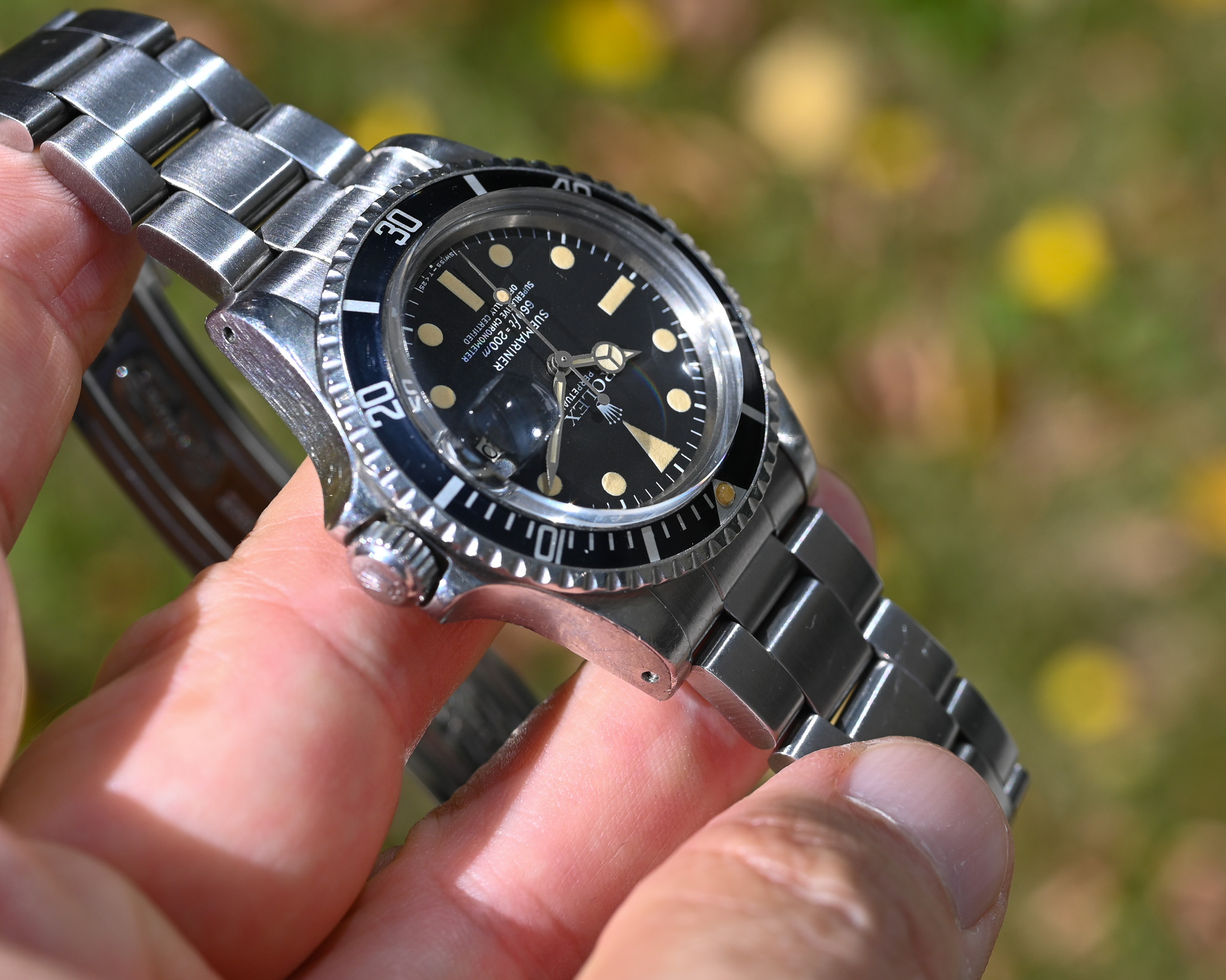 Rolex Submariner 1680 – 1978 – Unpoliert, Dunkle und Warme Patina, MK3 Insert & Top Hat Plexy – Bild 5