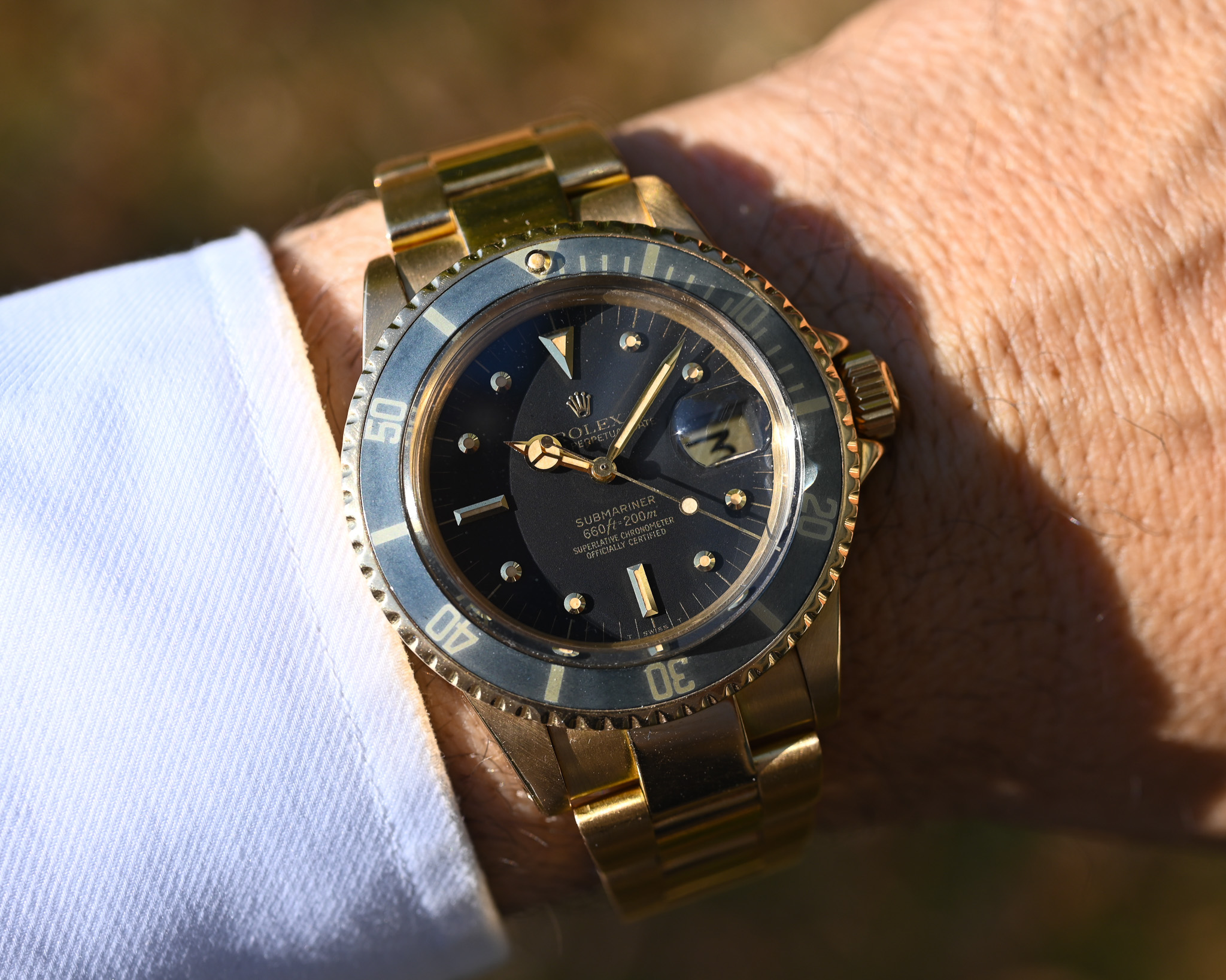 Rolex Submariner 1680/8 – 1973 | Gold, Vintage Charme & Asprey London