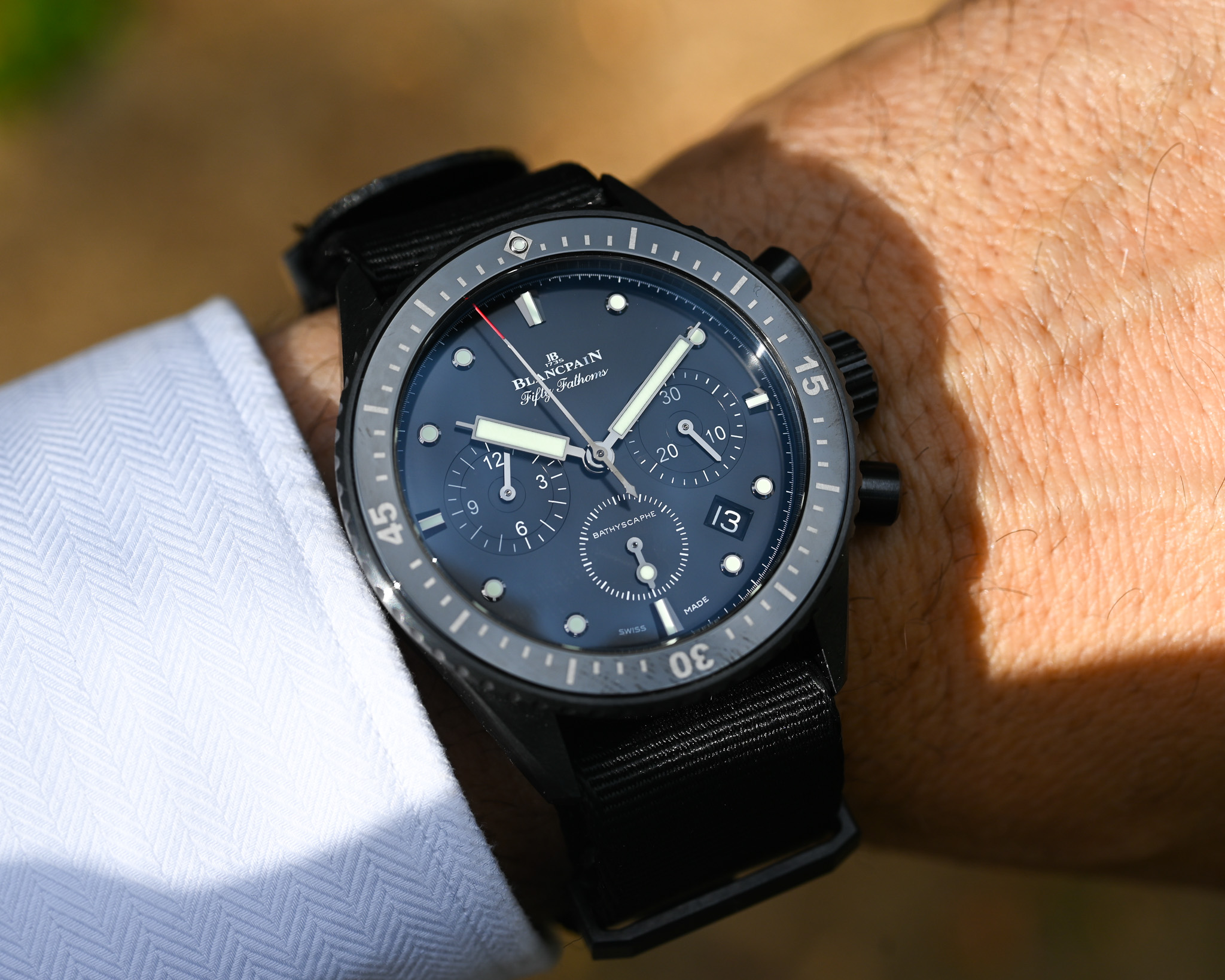 Blancpain Fifty Fathoms Bathyscaphe Chronographe Flyback – Ref. 5200 0130 NABA