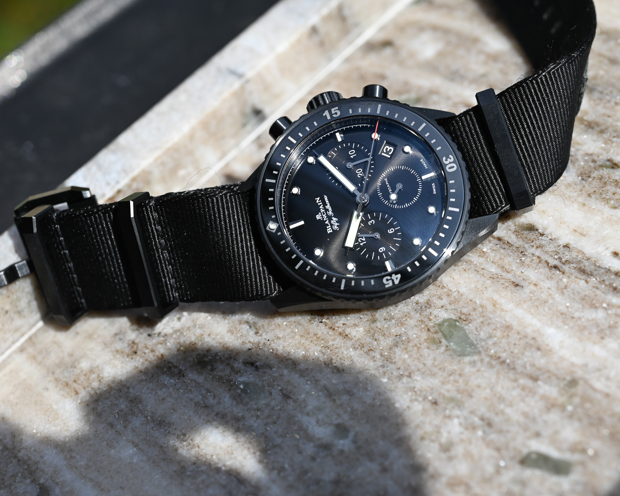 Blancpain Fifty Fathoms Bathyscaphe Chronographe Flyback – Ref. 5200 0130 NABA – Bild 10