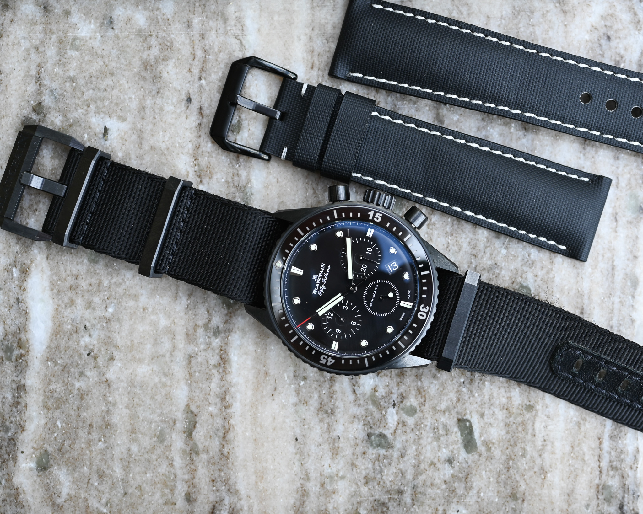 Blancpain Fifty Fathoms Bathyscaphe Chronographe Flyback – Ref. 5200 0130 NABA – Bild 11