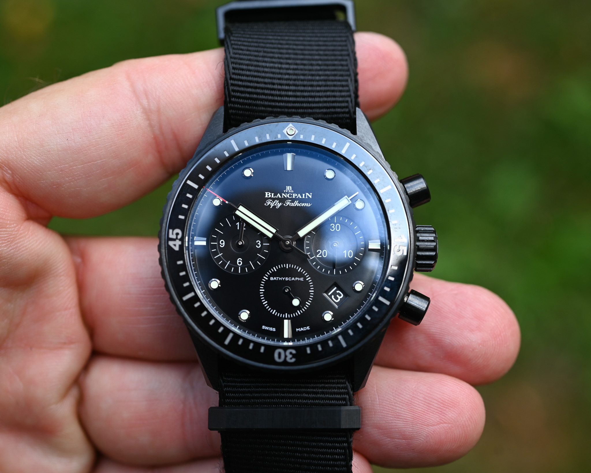Blancpain Fifty Fathoms Bathyscaphe Chronographe Flyback – Ref. 5200 0130 NABA – Bild 5