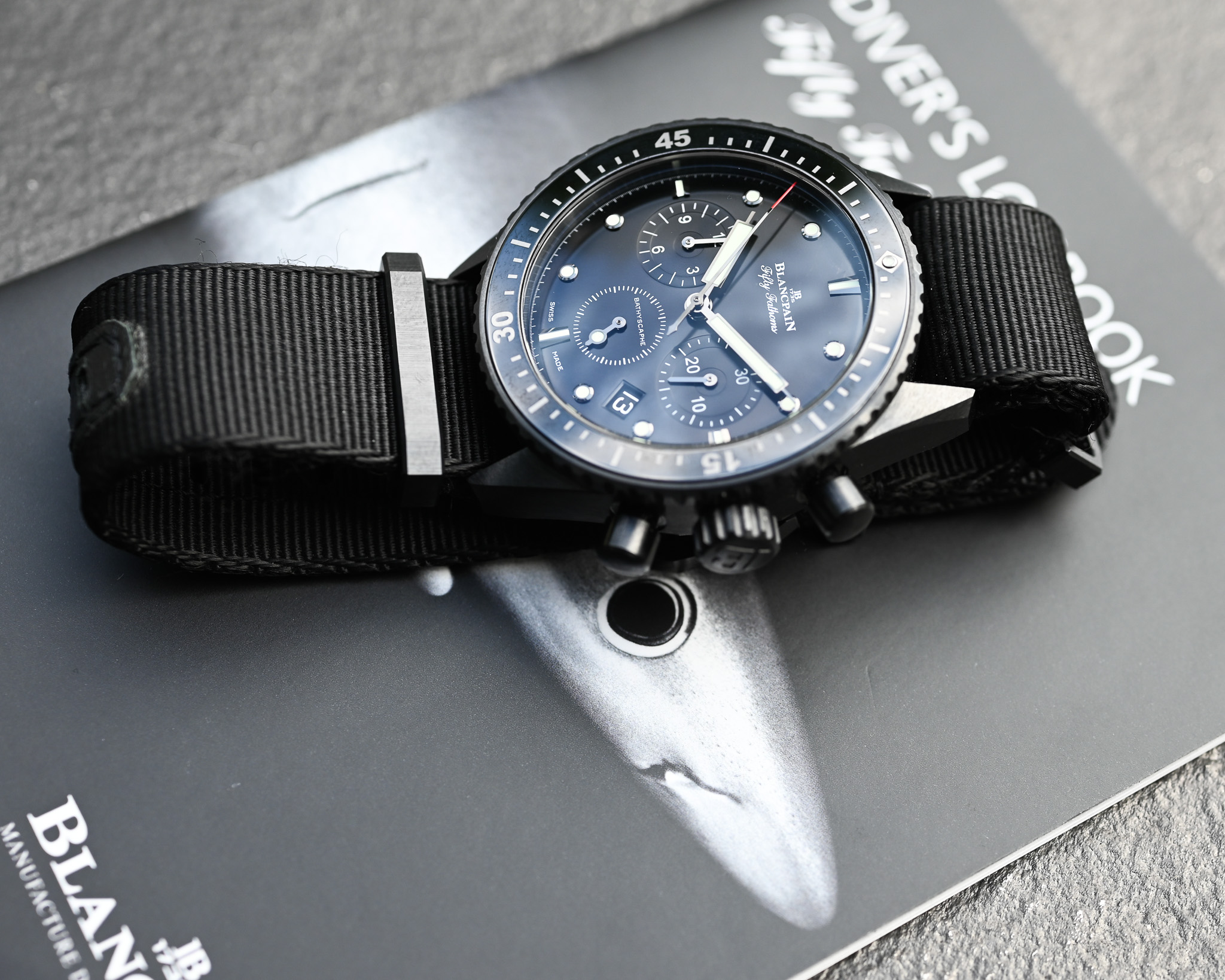 Blancpain Fifty Fathoms Bathyscaphe Chronographe Flyback – Ref. 5200 0130 NABA – Bild 6