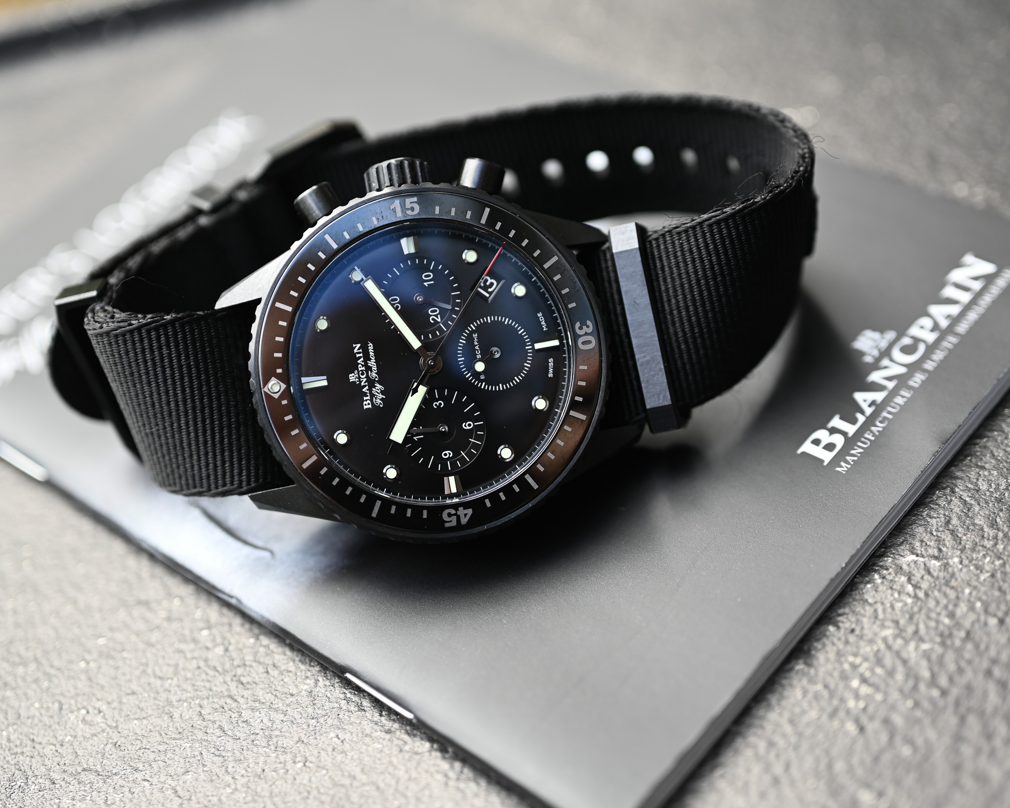 Blancpain Fifty Fathoms Bathyscaphe Chronographe Flyback – Ref. 5200 0130 NABA – Bild 8