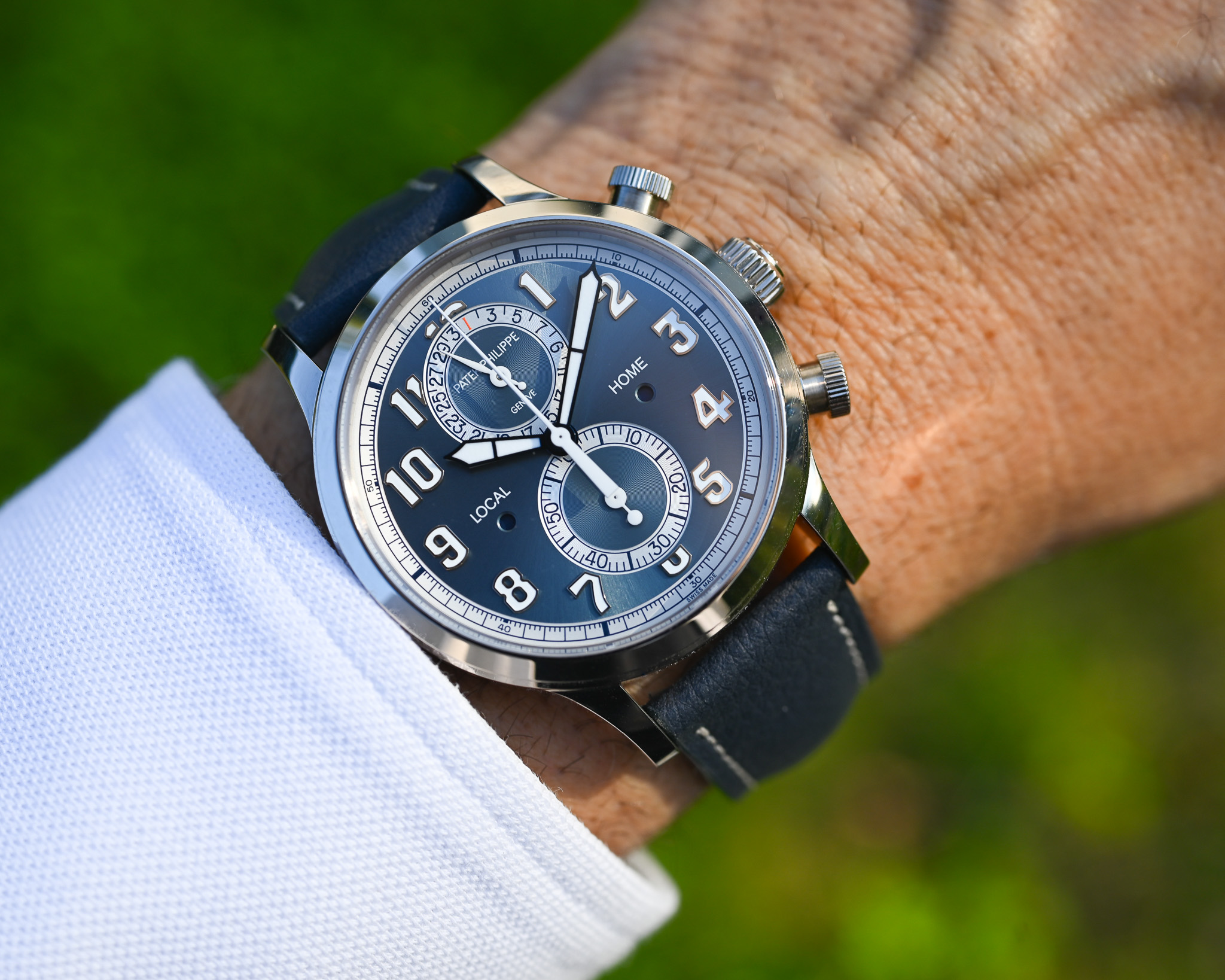 Patek Philippe 5924G-001 – Calatrava Pilot Travel Time Chronograph