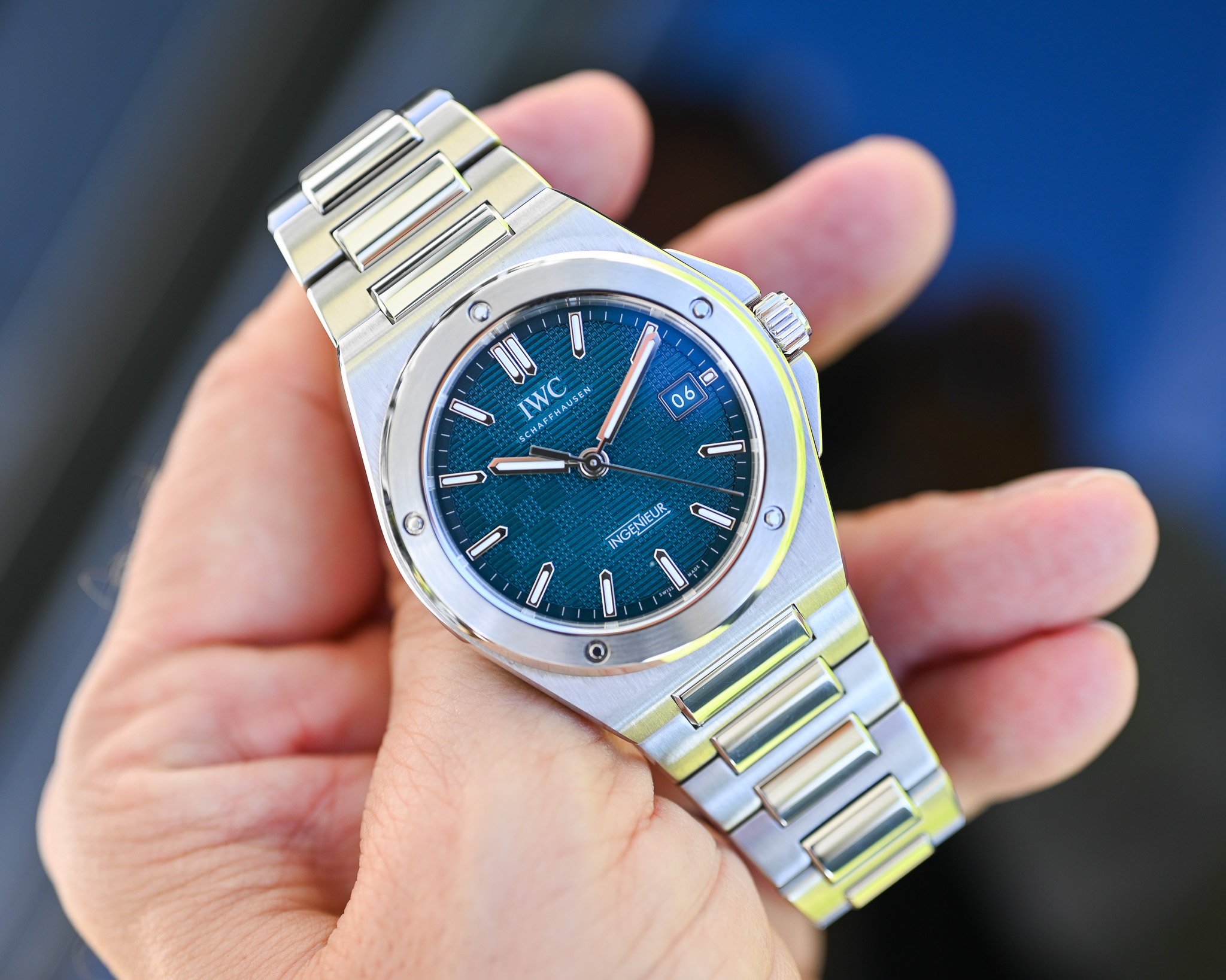 IWC Ingenieur Automatic 40 Ref. IW328903 – Aqua Dial – Bild 14