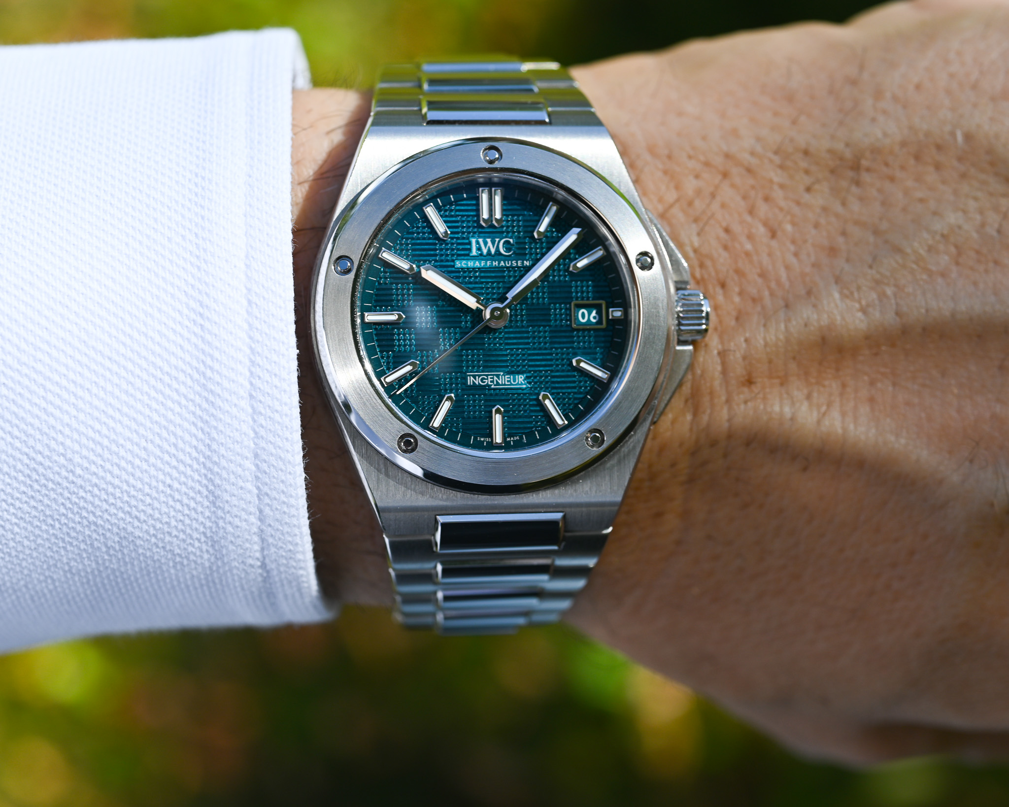 IWC Ingenieur Automatic 40 Ref. IW328903 – Aqua Dial – Bild 15