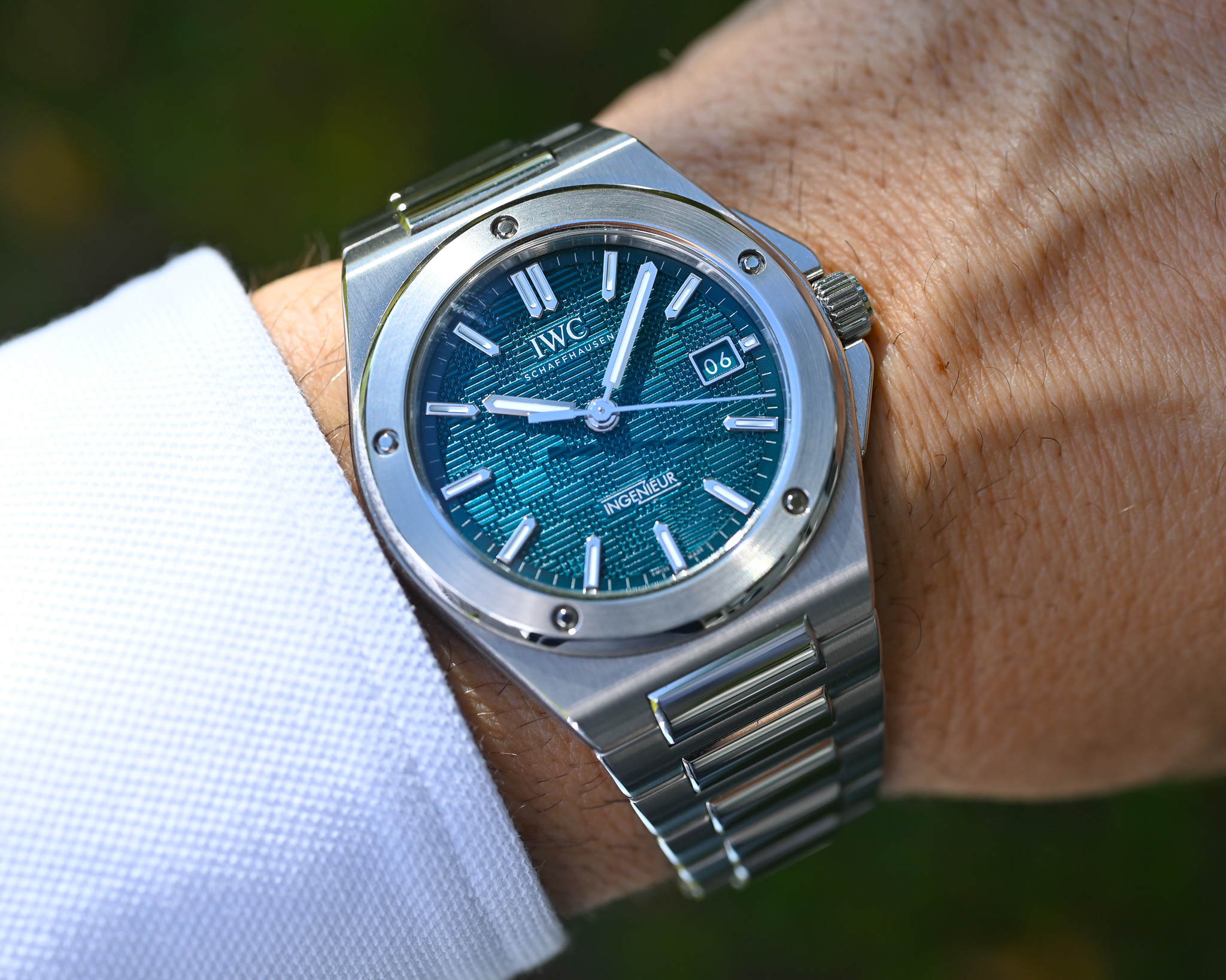IWC Ingenieur Automatic 40 Ref. IW328903 – Aqua Dial – Bild 16
