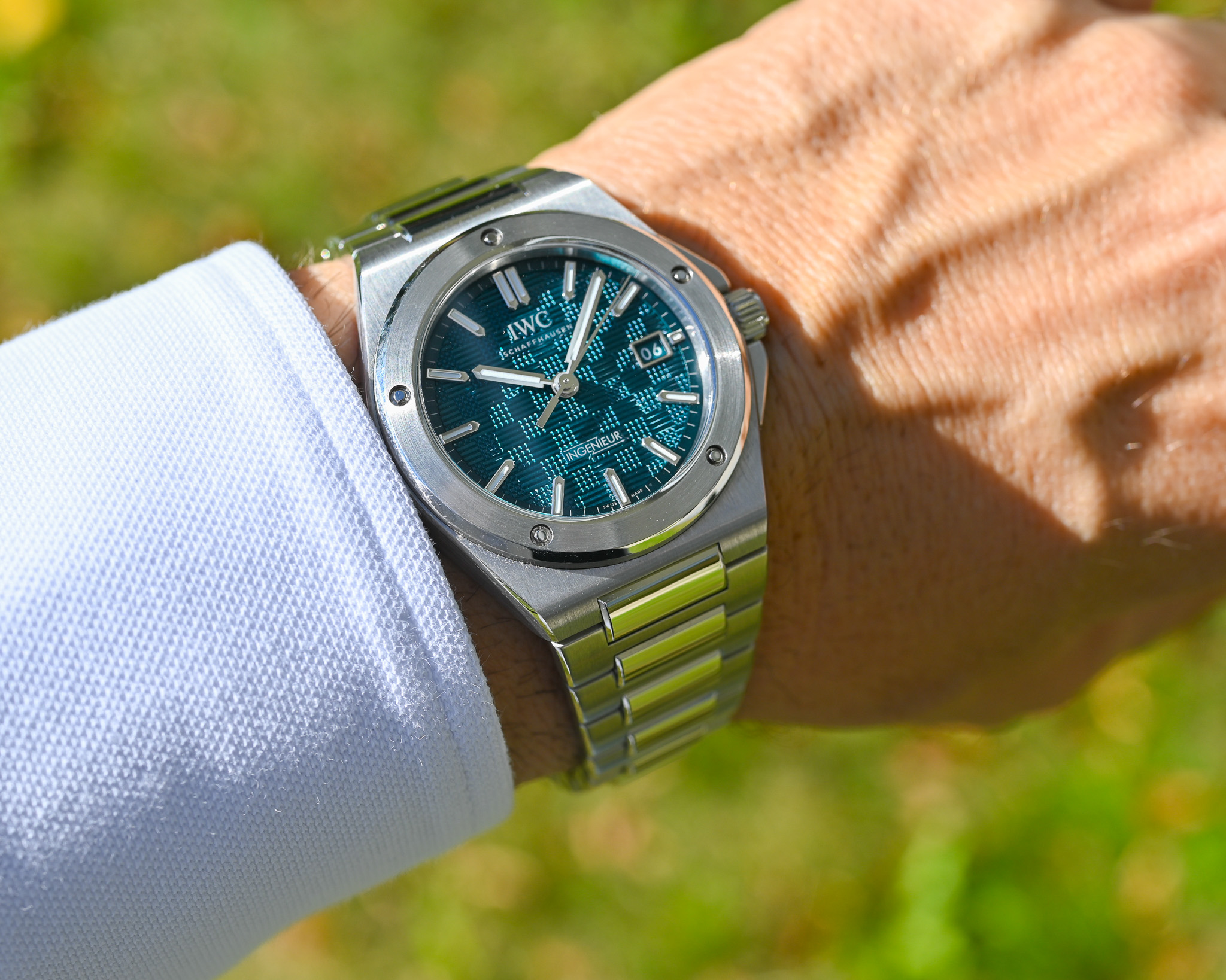 IWC Ingenieur Automatic 40 Ref. IW328903 – Aqua Dial – Bild 4
