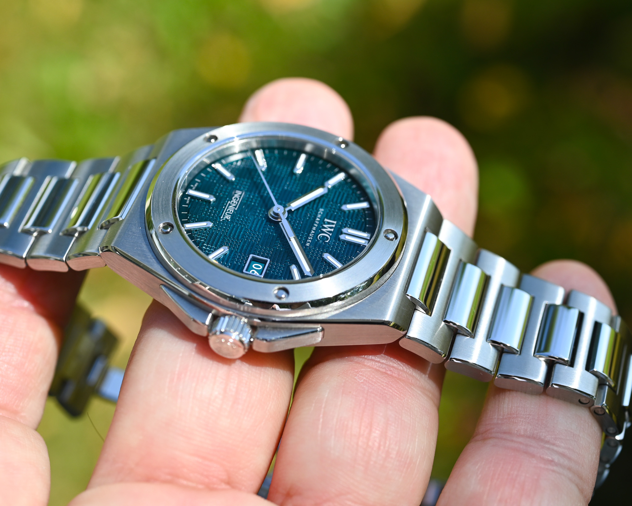 IWC Ingenieur Automatic 40 Ref. IW328903 – Aqua Dial – Bild 7