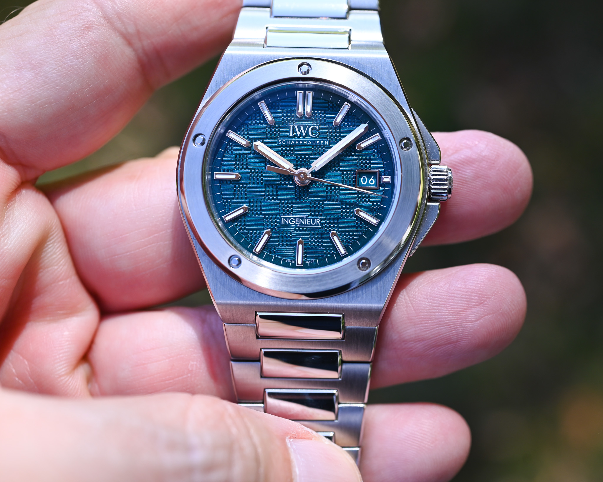 IWC Ingenieur Automatic 40 Ref. IW328903 – Aqua Dial – Bild 9