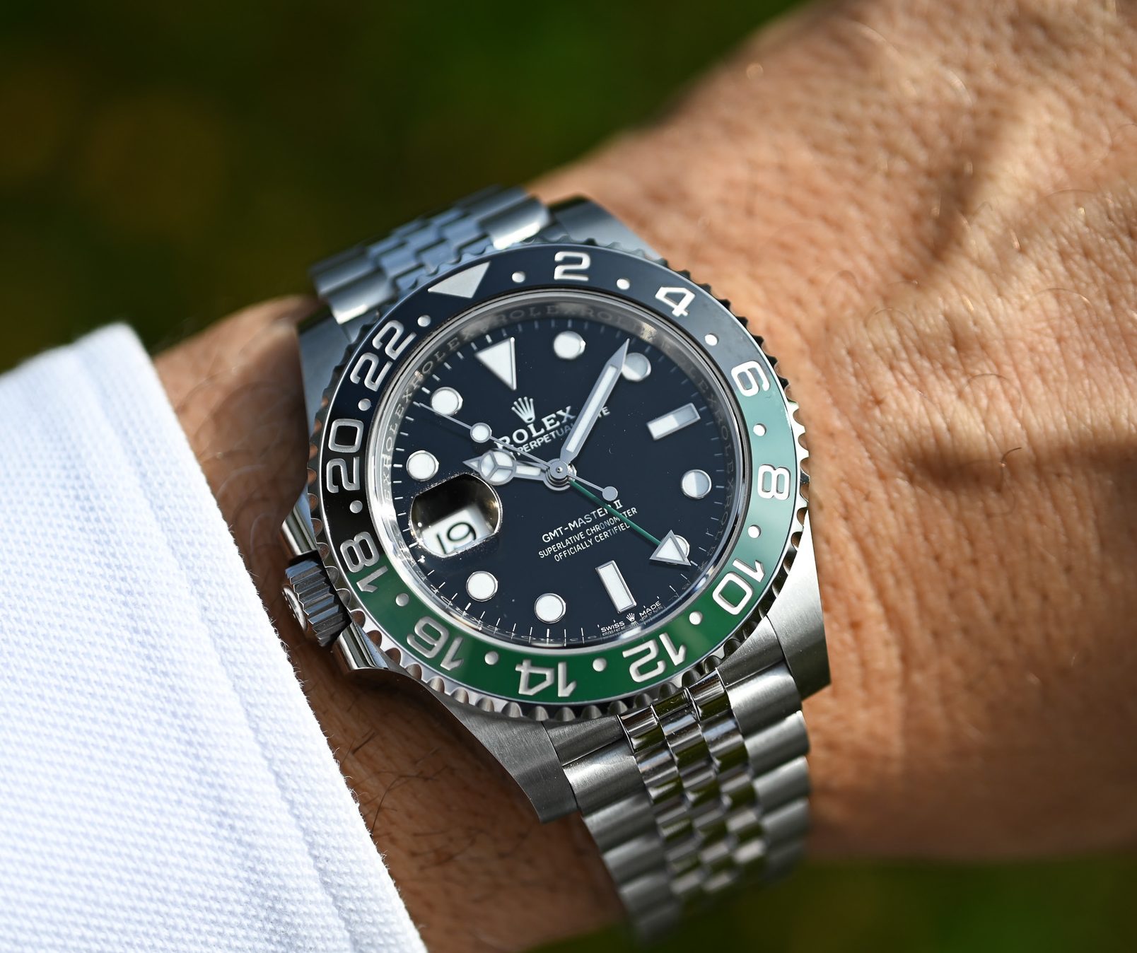 Rolex GMT-Master II Ref. 126720VTNR „Sprite“ – Jubilee – Fullset