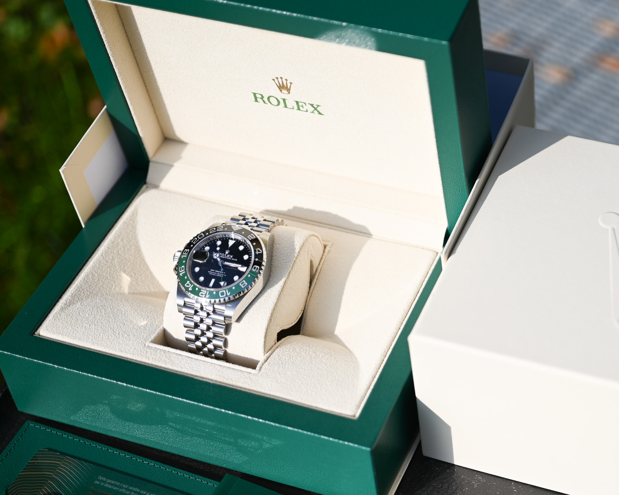 Rolex GMT-Master II Ref. 126720VTNR „Sprite“ – Jubilee – Fullset – Bild 4