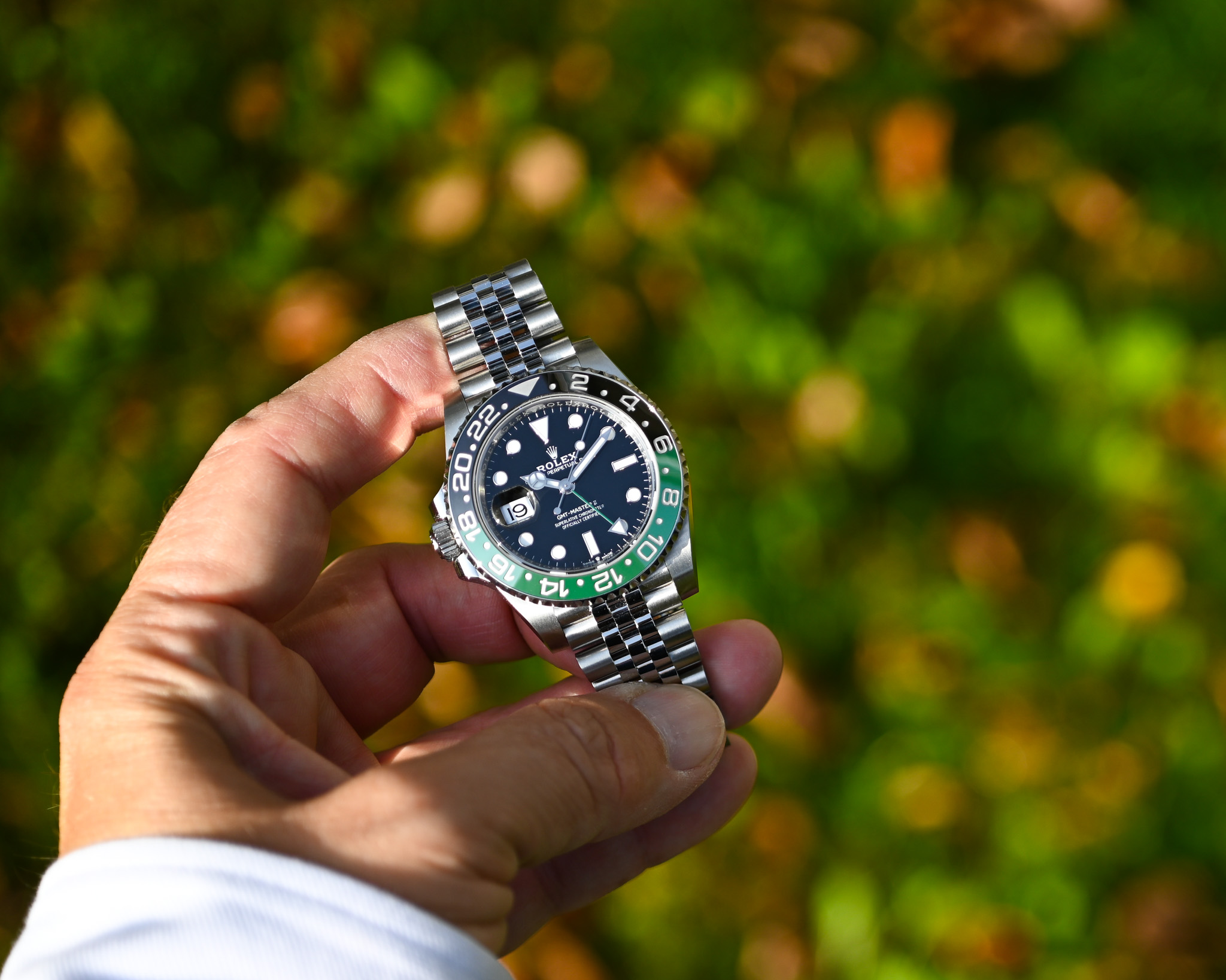 Rolex GMT-Master II Ref. 126720VTNR „Sprite“ – Jubilee – Fullset – Bild 9