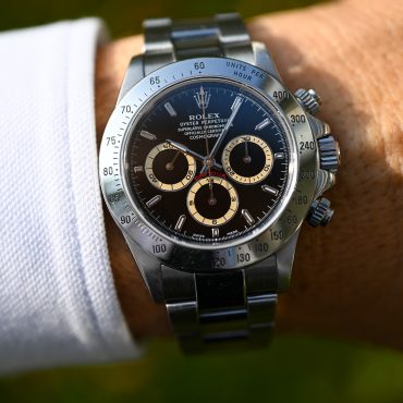 Rolex Cosmograph Daytona Ref. 16520 A-Serie aus 2000 – Caramell Patina – Fullset