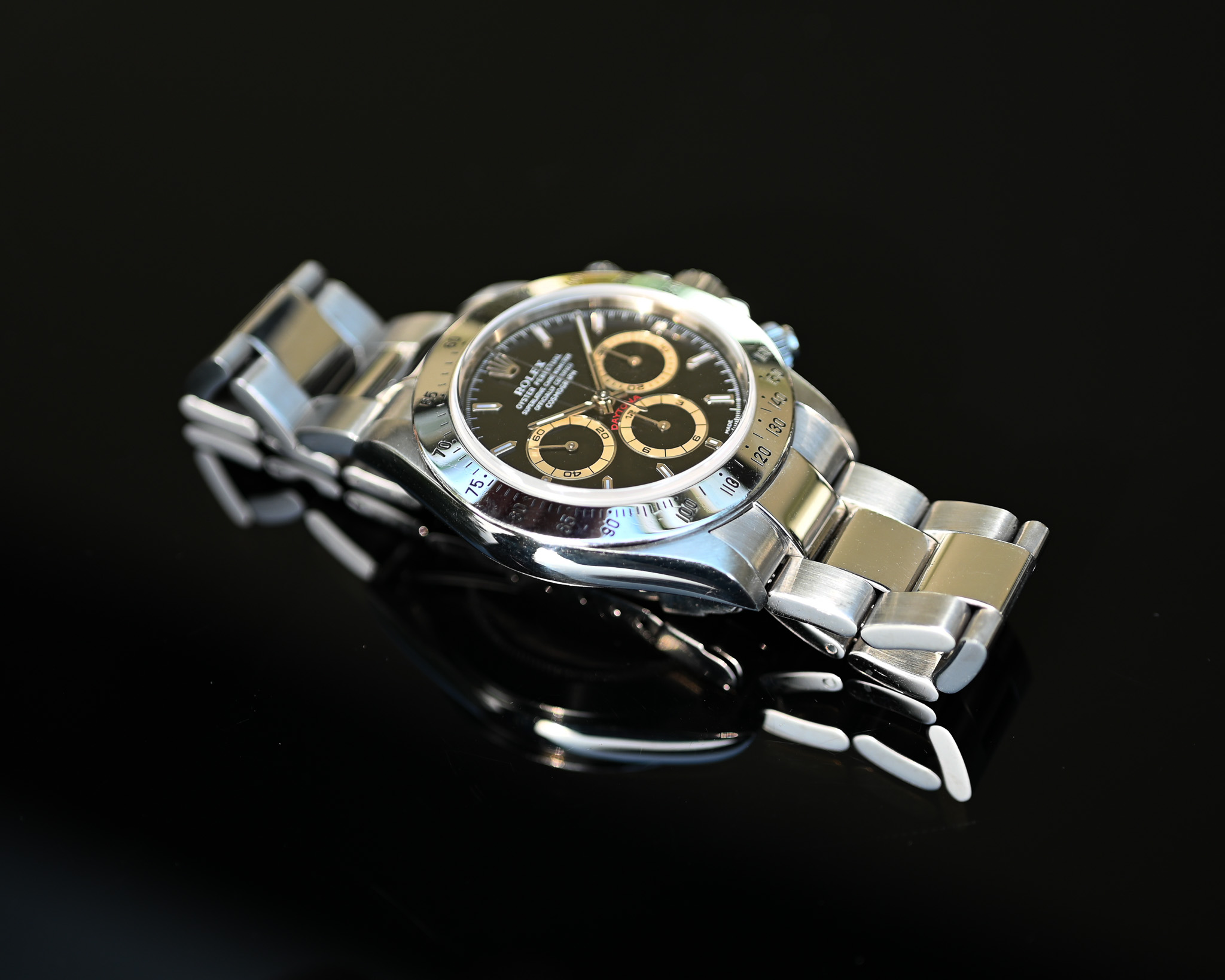 Rolex Cosmograph Daytona Ref. 16520 A-Serie aus 2000 – Caramell Patina – Fullset – Bild 11