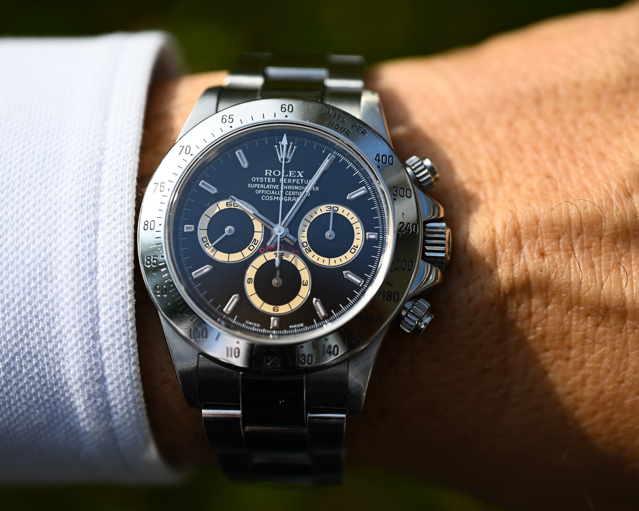 Rolex Cosmograph Daytona Ref. 16520 A-Serie aus 2000 – Caramell Patina – Fullset – Bild 13
