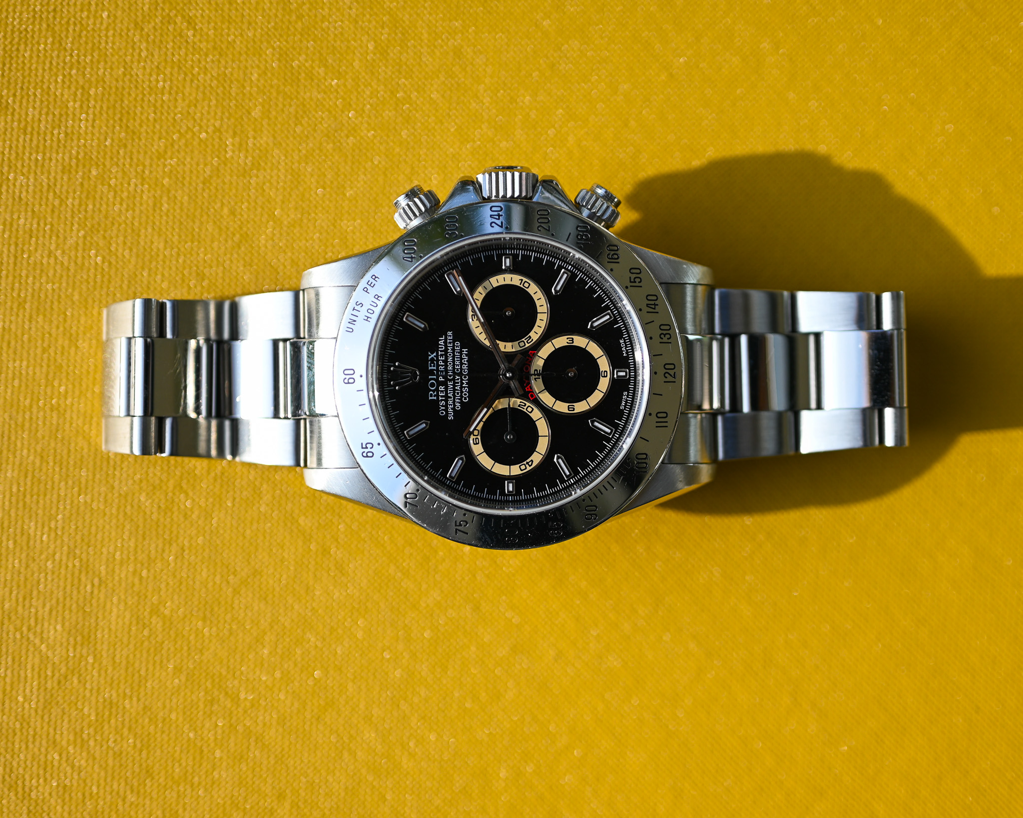 Rolex Cosmograph Daytona Ref. 16520 A-Serie aus 2000 – Caramell Patina – Fullset – Bild 18