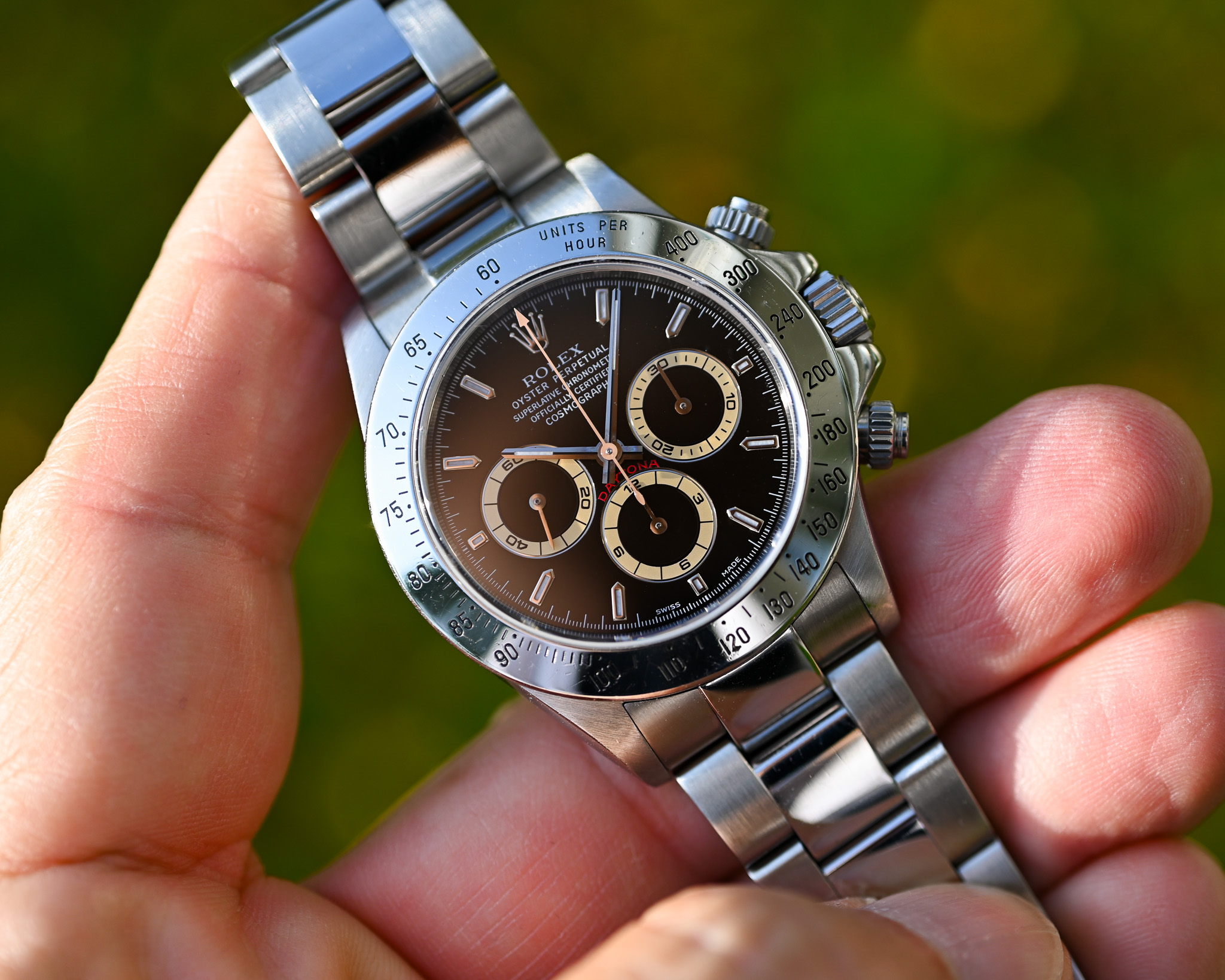 Rolex Cosmograph Daytona Ref. 16520 A-Serie aus 2000 – Caramell Patina – Fullset – Bild 5