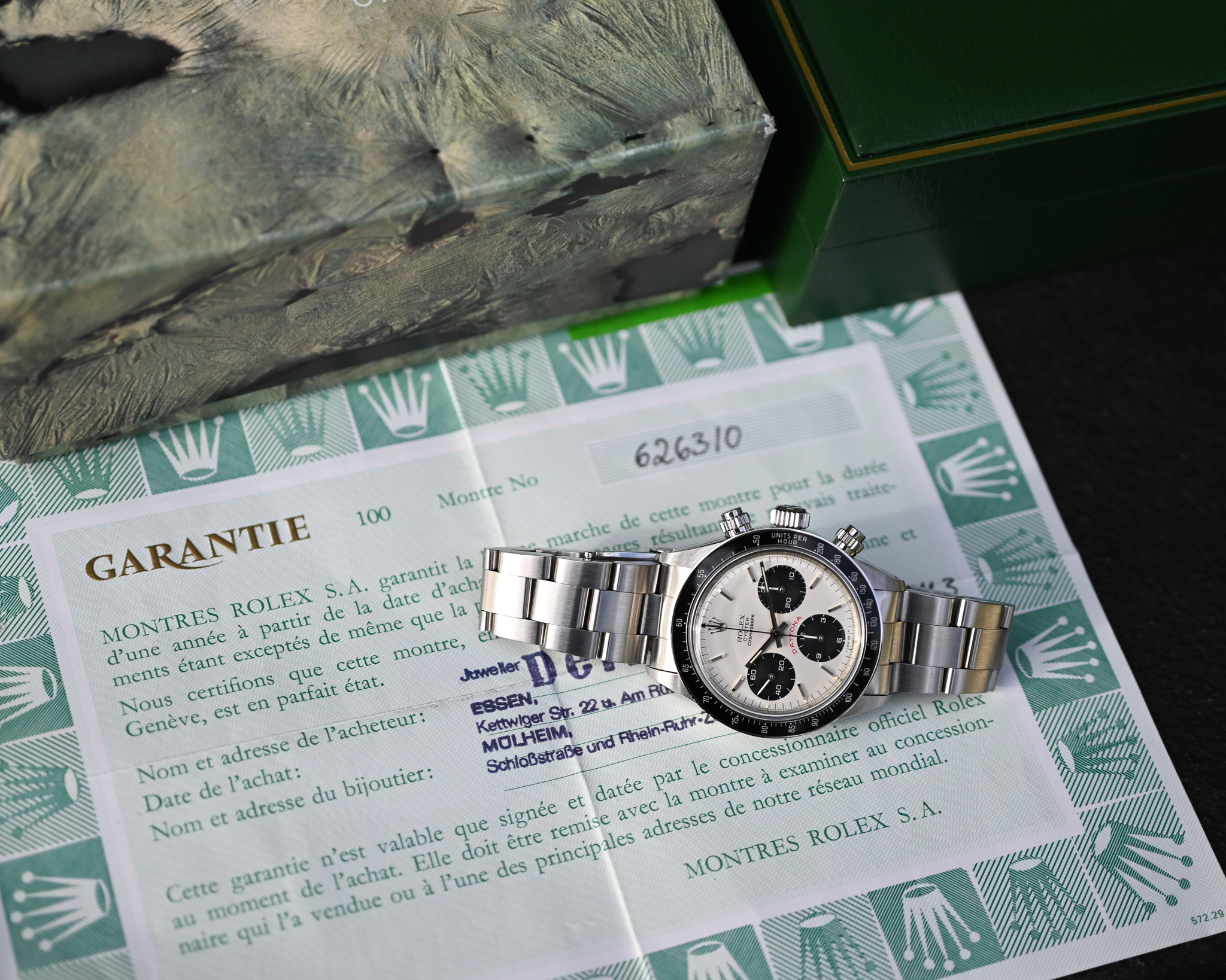 Rolex Daytona Ref. 6263 „Big Red“ – Floating Dial – Perfekter Zustand + Box & Papiere – Bild 5