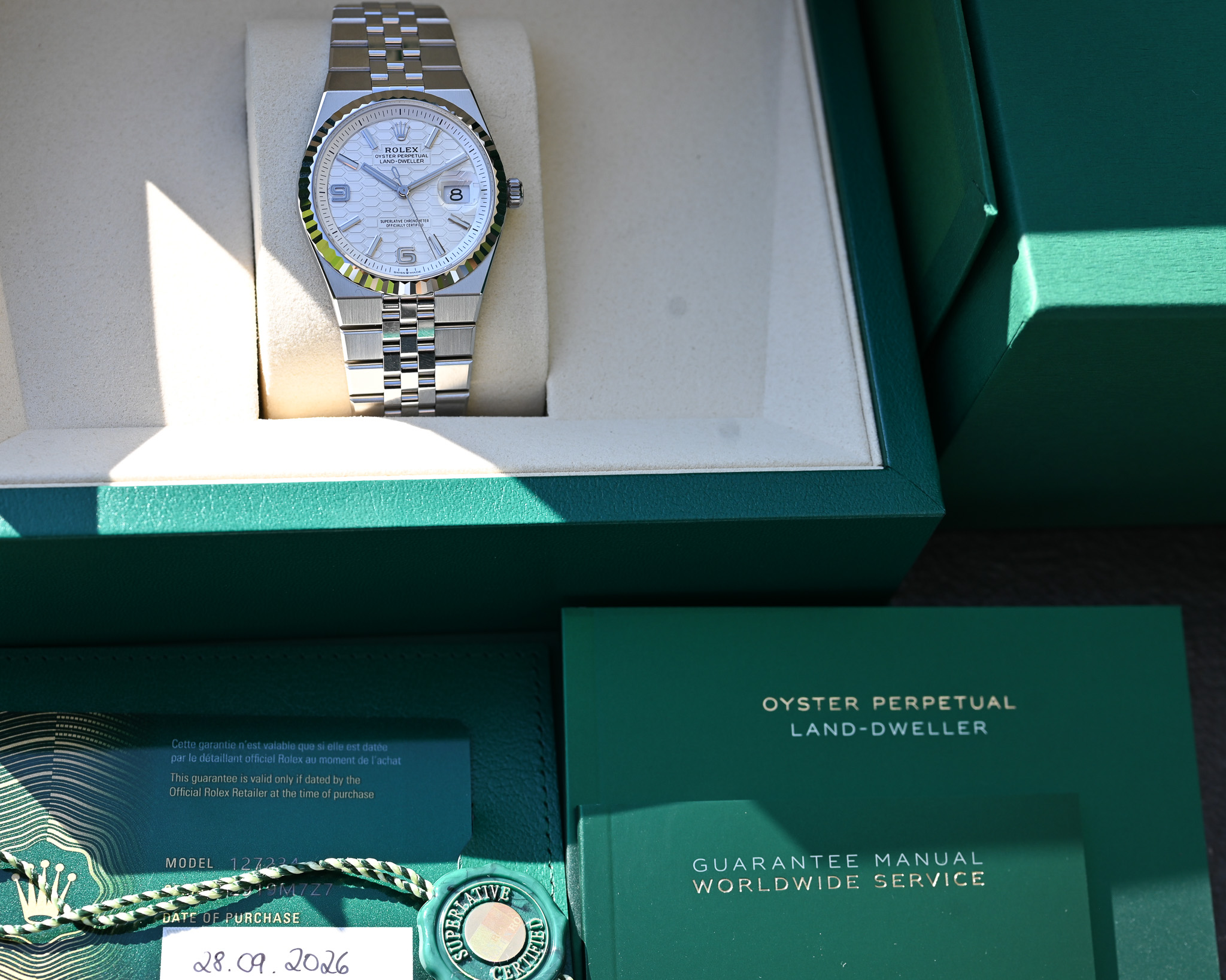 Rolex Oyster Perpetual Land-Dweller 36 Ref. 127234 – NEU und ungetragen ! – Bild 2