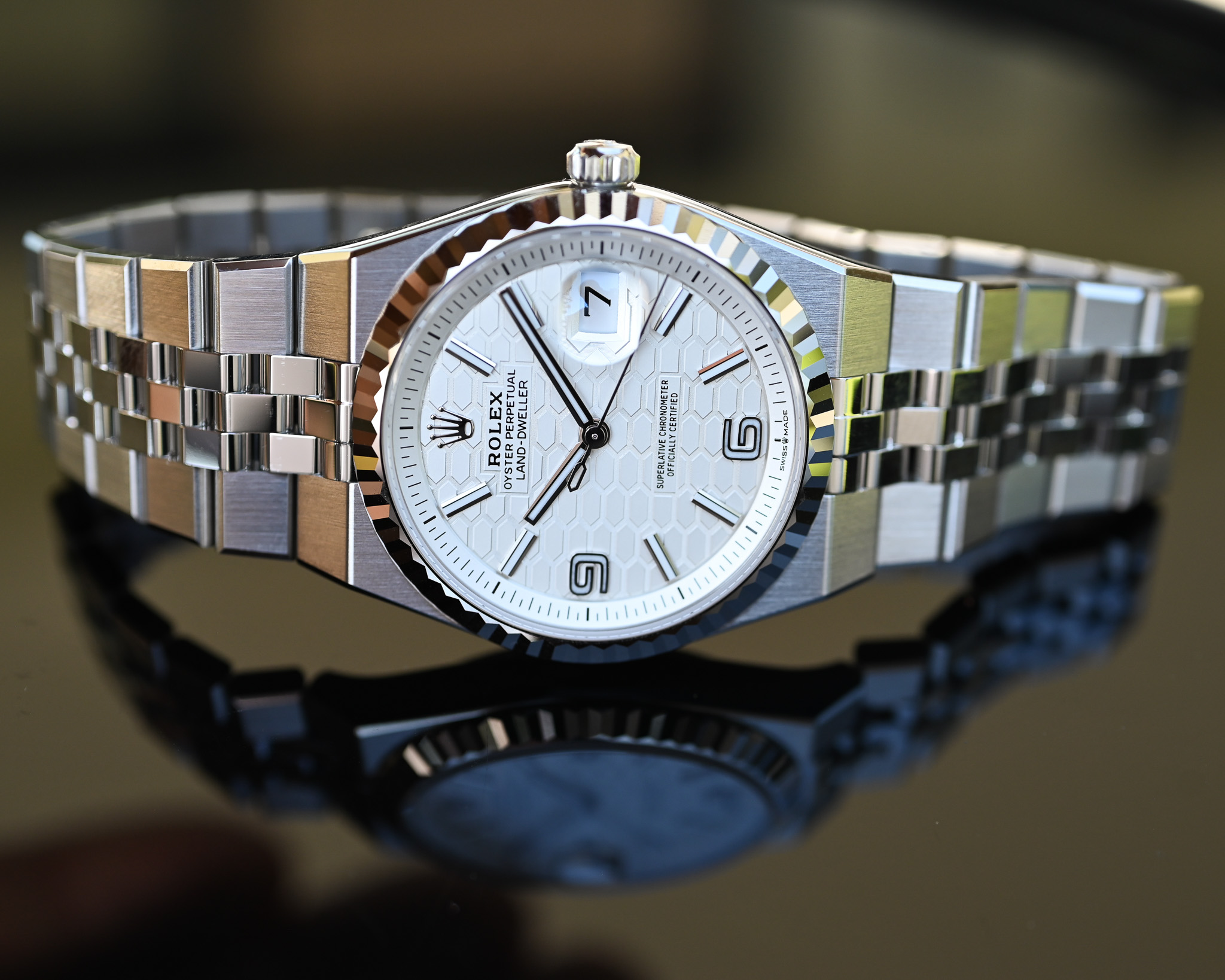 Rolex Oyster Perpetual Land-Dweller 36 Ref. 127234 – NEU und ungetragen ! – Bild 8